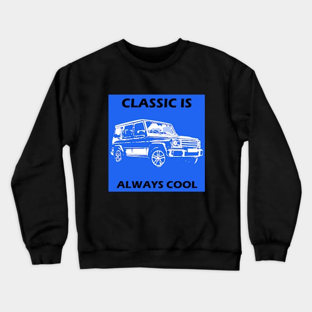 G wagon 4x4 offroader colorful design Crewneck Sweatshirt by WOS